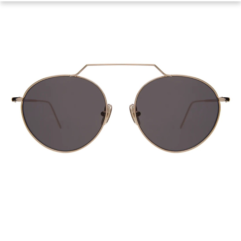Illesteva Gold and Black Sunglasses Timeless Accessories